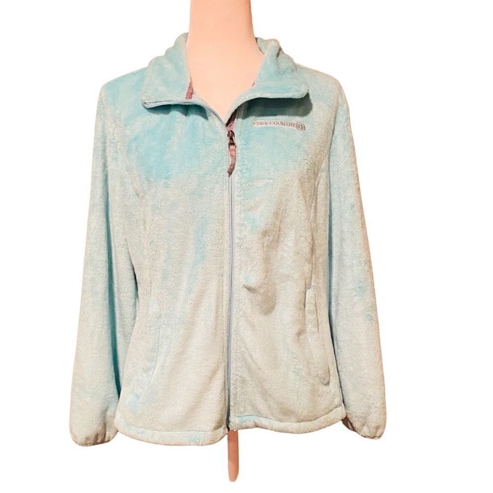 Free Country Blue Jacket Size Large